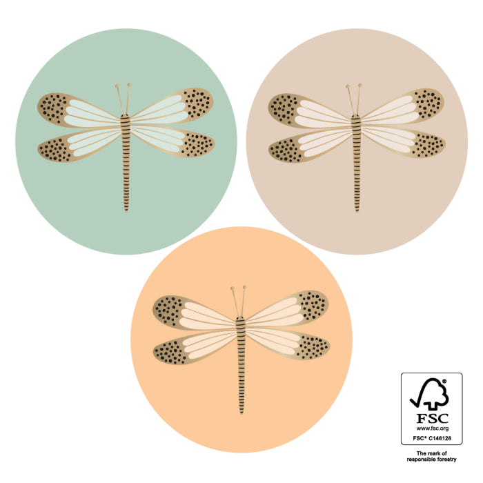 Stickers Multi - Insects Gold | 6 stuks