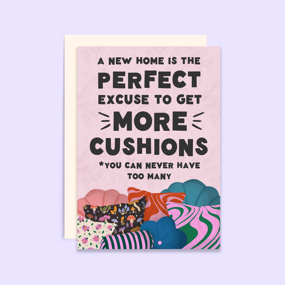 More Cushions New House Card | Housewarming Card | New Home