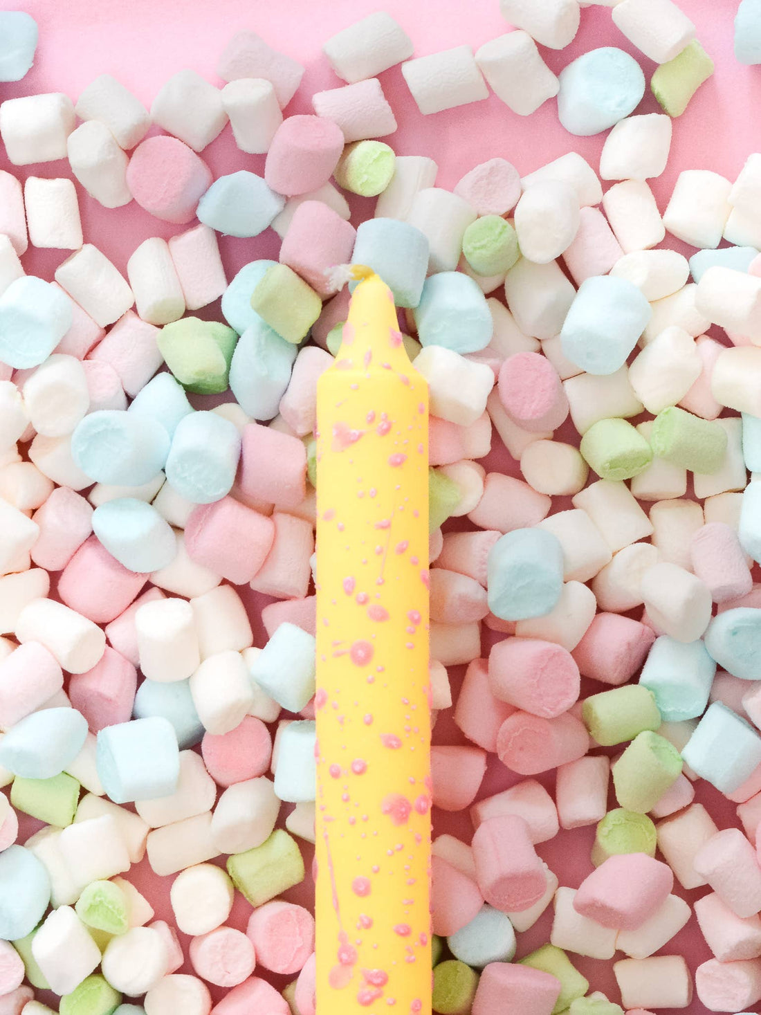 Kaars - Frambozenboter Confetti
