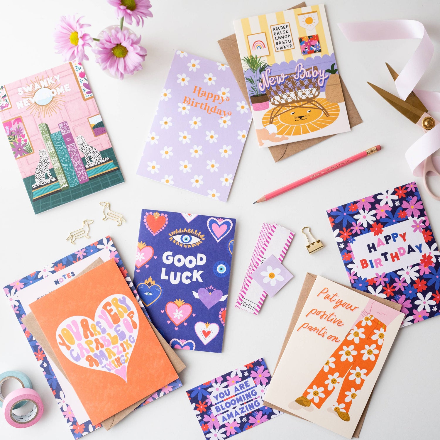 Bright New Baby Card | Gender-neutrale babykaart | Unisex