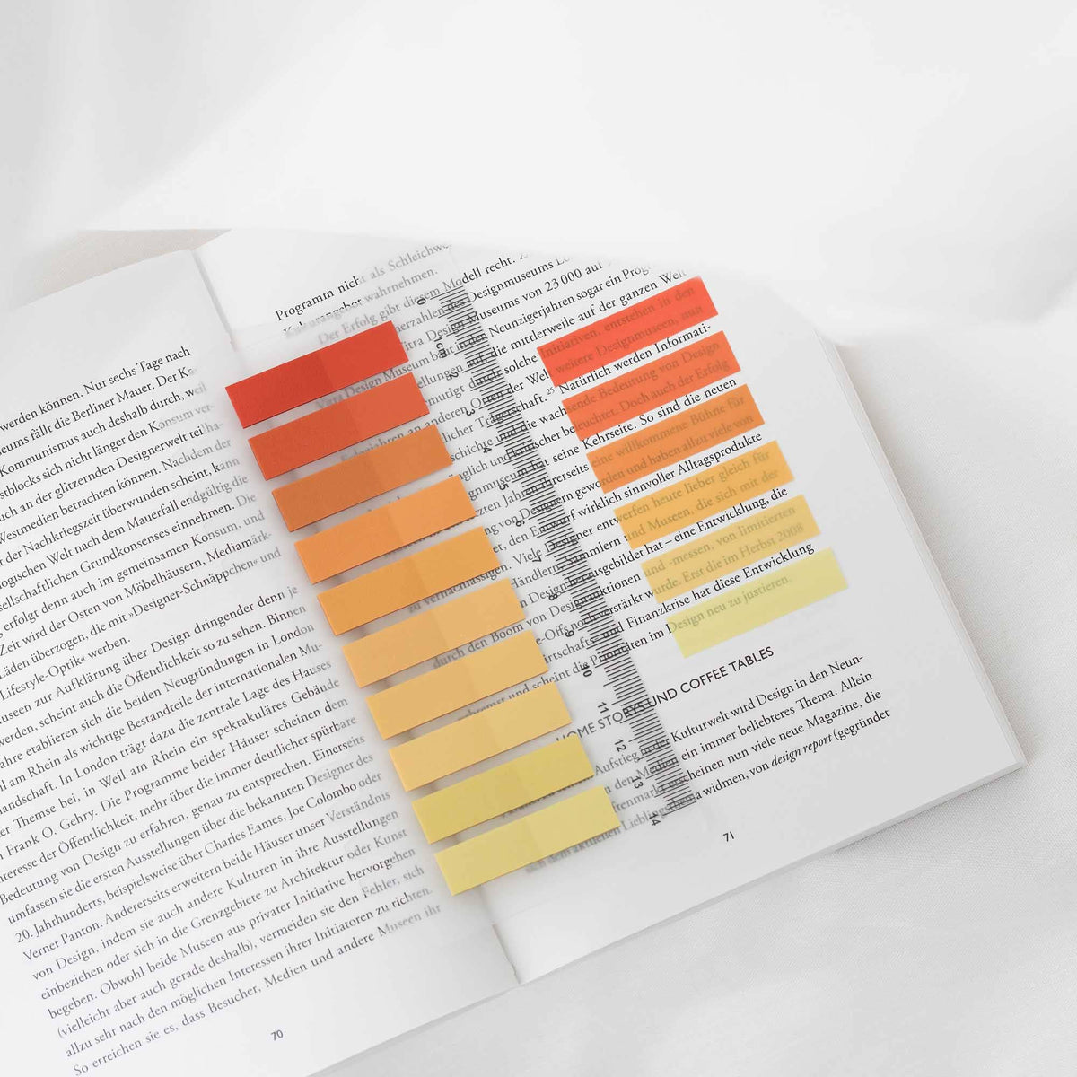Tangerine Gold boekannotatie tabs