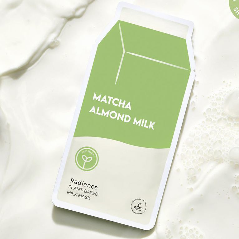 Masker Matcha amandelmelk