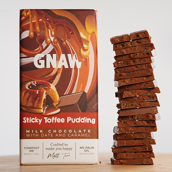 Sticky Toffee Pudding melkchocoladereep