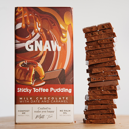 Sticky Toffee Pudding melkchocoladereep