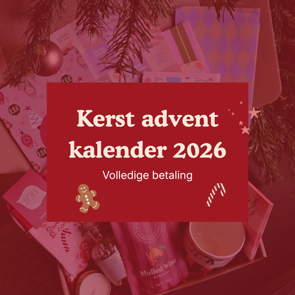 Kerst Adventskalender 2026 - Betaal in één keer