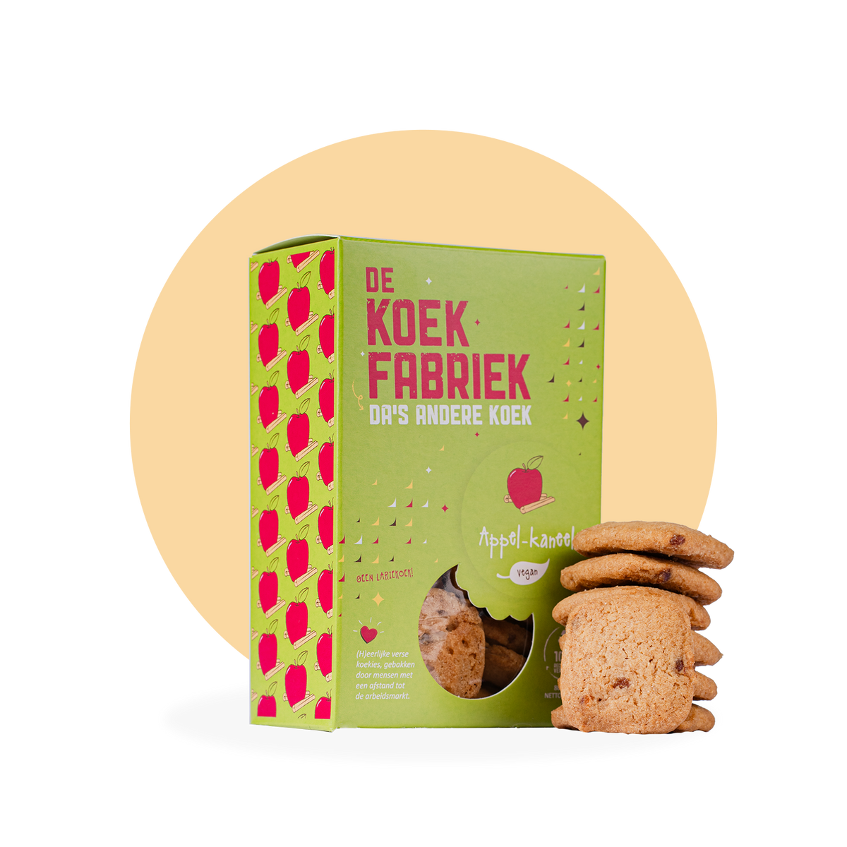 De koekfabriek - Appel/kaneel verzending 6/10