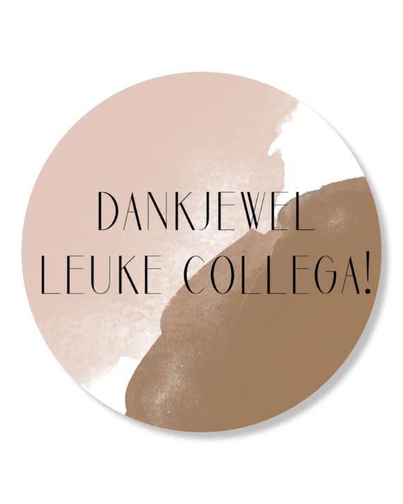 Sticker Dankjewel Leuke Collega | 5 Stuks