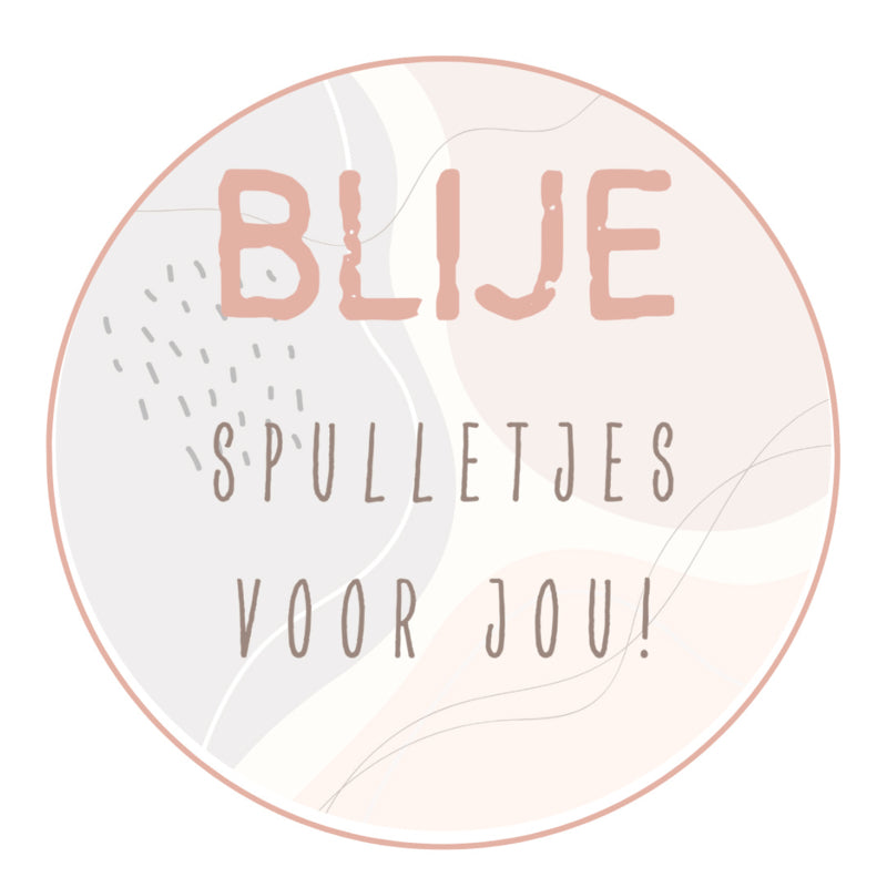 Sticker | Blije spulletjes | 5 stuks