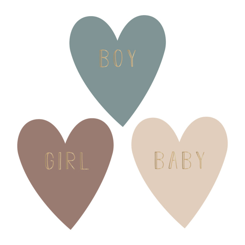 Baby heart | 6 stuks