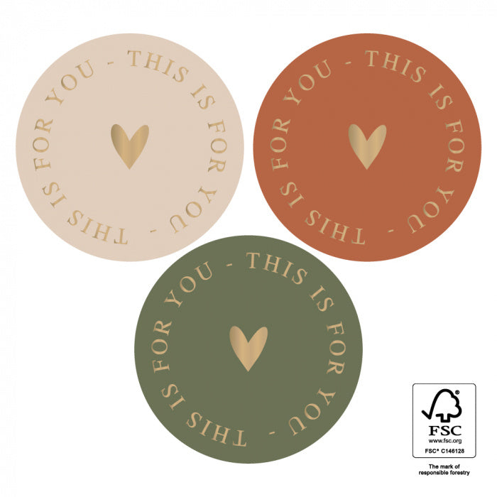 Stickers Multi - This Is For You Nature | 6 stuks