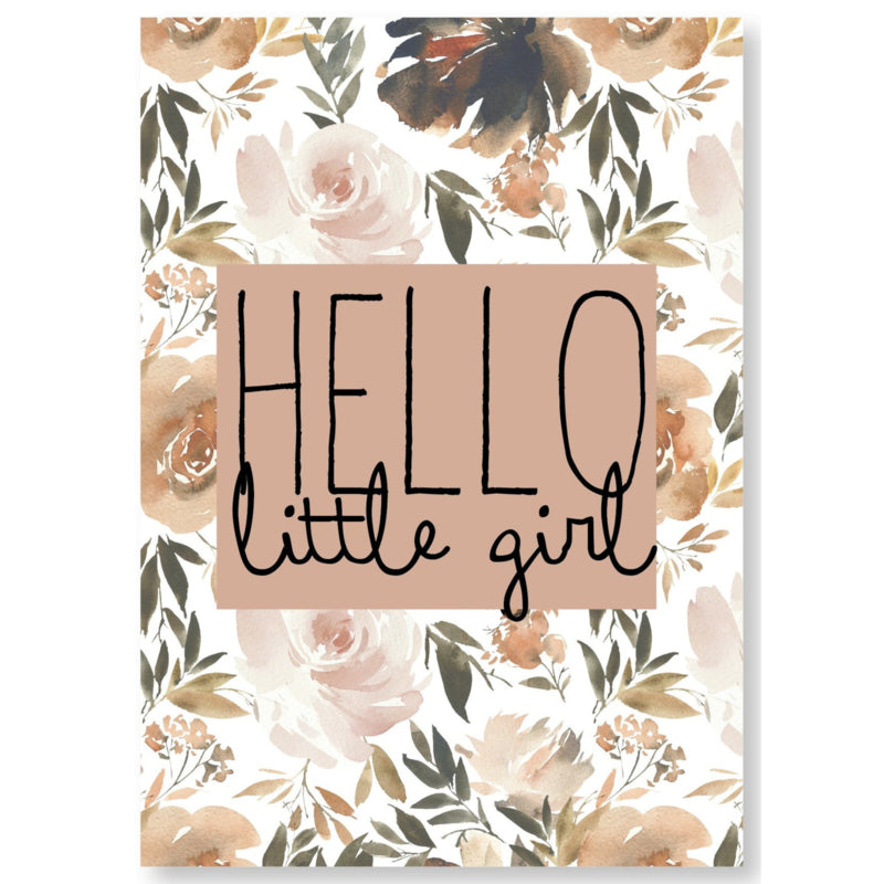 Kaart | Hello little girl