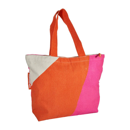 Duurzame shopper | Roze/Oranje