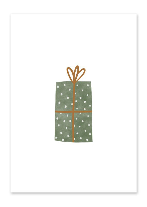 Kaart | kadootje groen