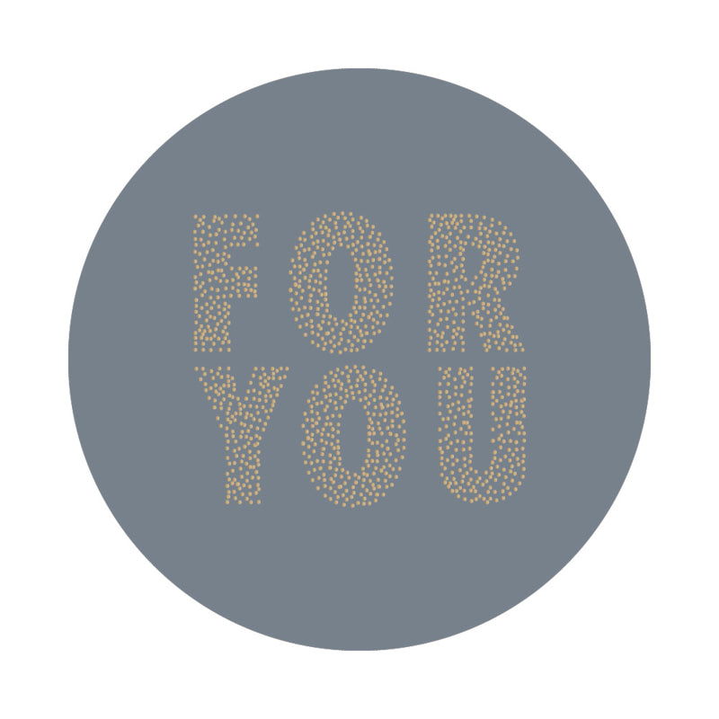 Sticker | For you blue | 6 stuks