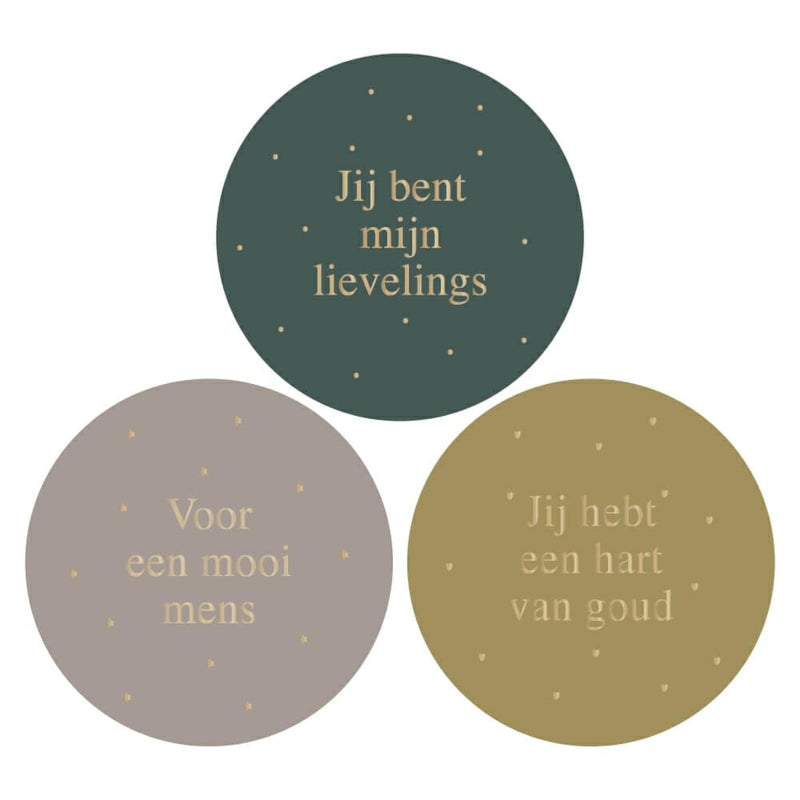 Sticker | Multi liefs | 6 stuks