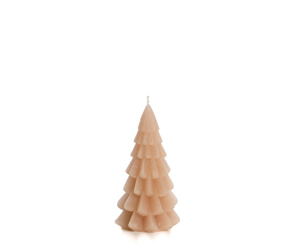 Kaars | Kerstboom nude - 12cm