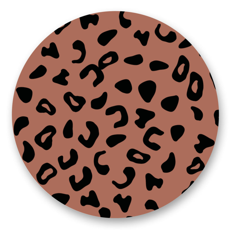 Sticker | Leopard terra | 5 stuks