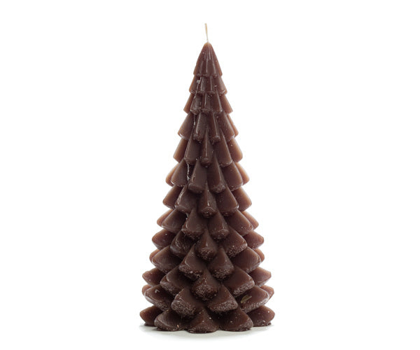 Kaars | Kerstboom coffee - 20cm