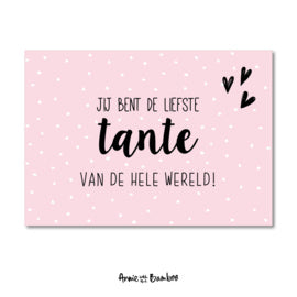 Kaart | Jij bent de leukste, Tante
